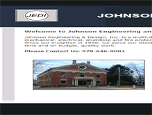 Tablet Screenshot of johnsonengineering.biz